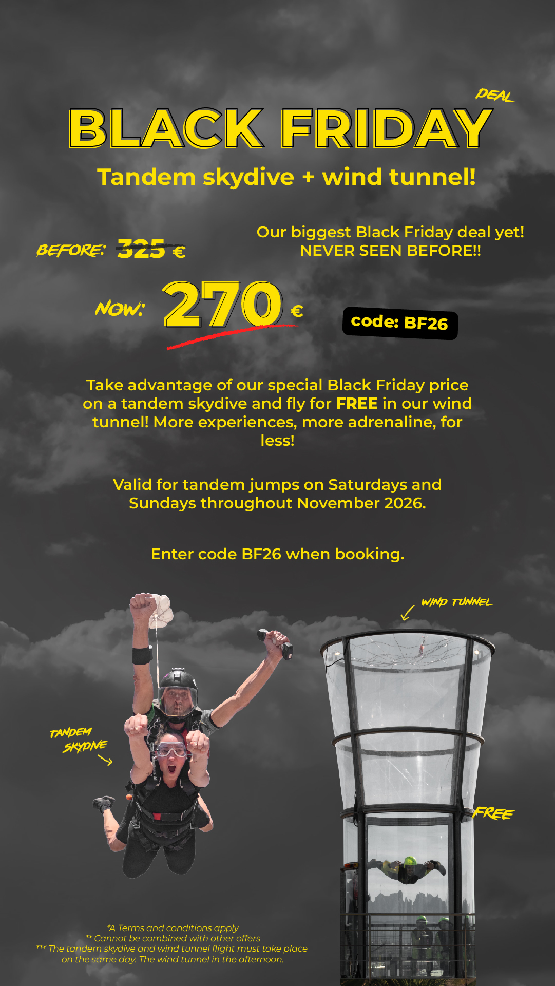 Skydiving Center in Barcelona | Saltamos Village 4 BLACK FRIDAY-04 Mov Ing